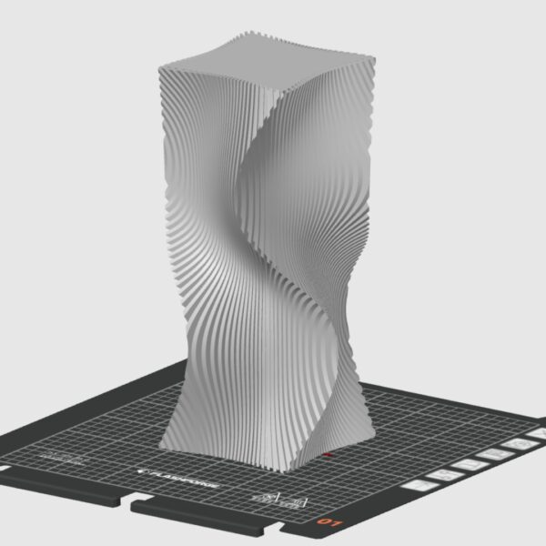 LÁMPARA ONDULADA 3D