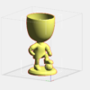 MACETERO FUTBOLISTA VERSÁTIL 3D