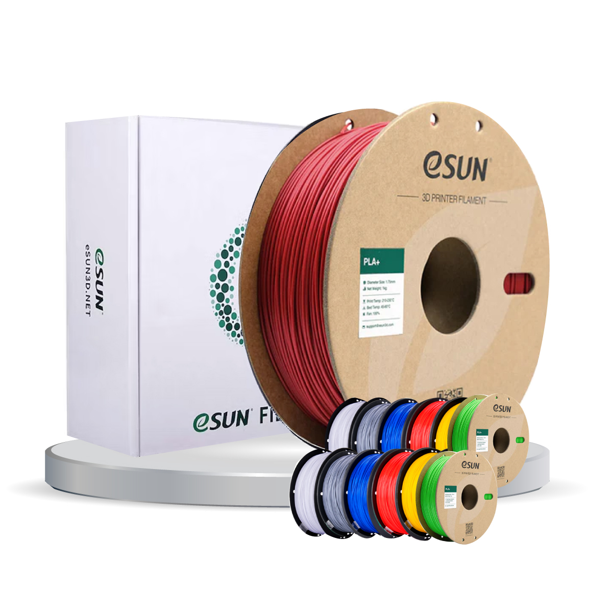 PACK ESUN PLA+ Pack de 10 Filamento PLA+ ESUN- 10 KG