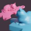 RENDER ROMPECABEZAS SAN VALENTIN 2026 ROMPECABEZAS GATUNO 3D - SAN VALENTIN