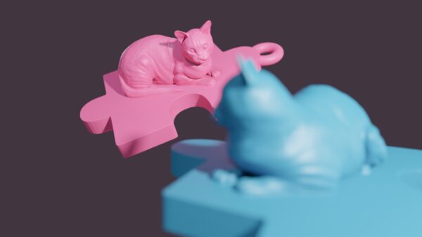 RENDER ROMPECABEZAS SAN VALENTIN 2026 ROMPECABEZAS GATUNO 3D - SAN VALENTIN