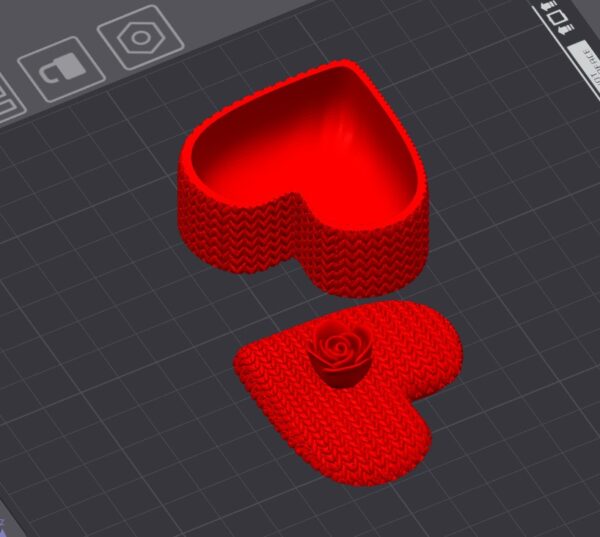 CORAZÓN 3D - JOYERO PARA MAMÁ