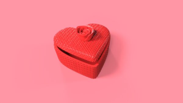 CORAZÓN 3D - JOYERO PARA MAMÁ