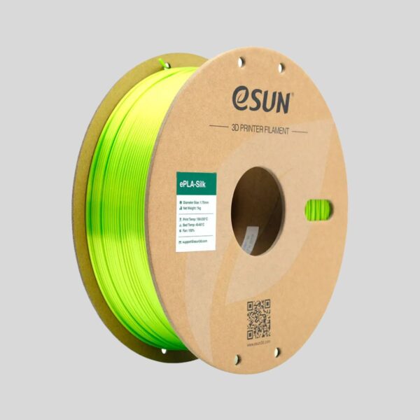 ePLA-Silk-verde claro seda ePLA SILK SEDOSO VERDE CLARO ESUN