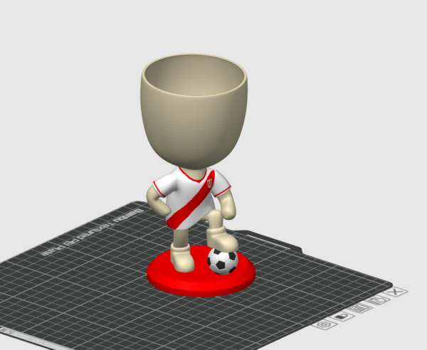 futbolista peru PORTALAPICEROS SELECCIÓN 3D - MULTICOLOR